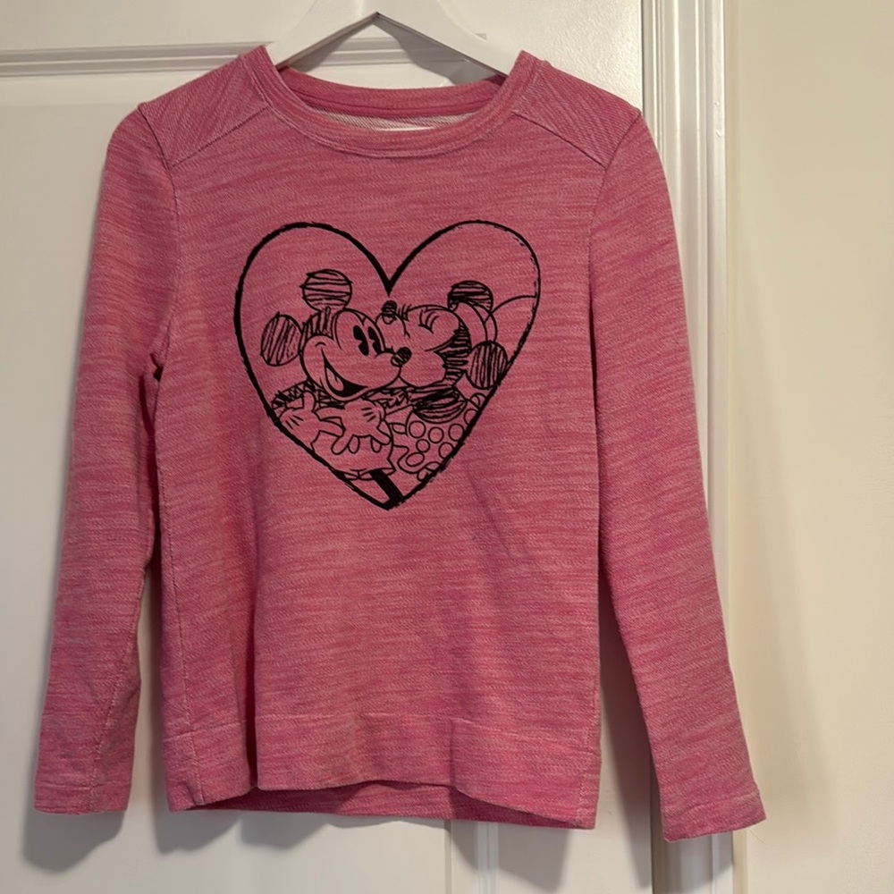 Disney Ladies Pink Long Sleeve Shirt
